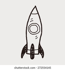 spaceship doodle