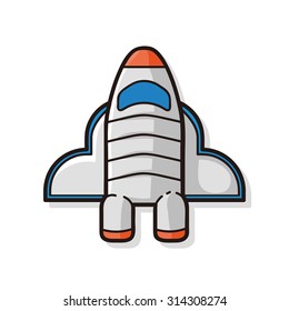 spaceship doodle