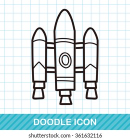 spaceship doodle