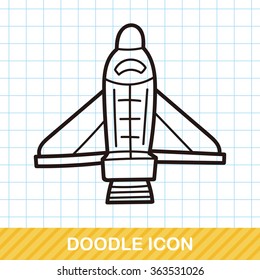 spaceship doodle