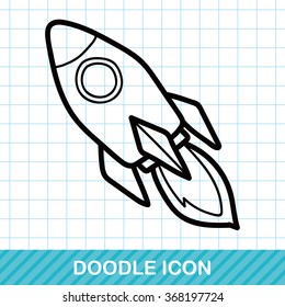 spaceship doodle