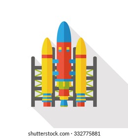 Spaceship flat icon