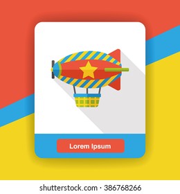 Spaceship flat icon