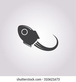 Spaceship icon.