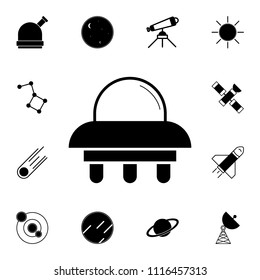spaceship icon. Detailed set of Space icons. Premium quality graphic design sign. One of the collection icons for websites, web design, mobile app on white background