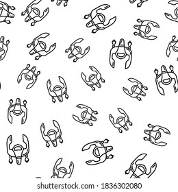 Spaceship icon illustration isolated vector sign symbol.
