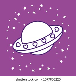 spaceship icon image