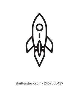 Spaceship icon set vector design symbol of science and technology.