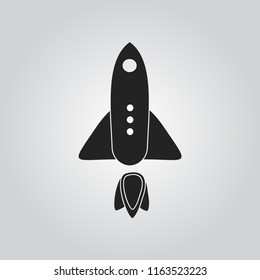 Spaceship icon vector