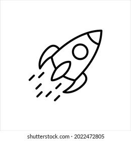 Icono de nave espacial ilustración gráfica