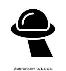 Spaceship Icon Vector Symbol Design Illustration