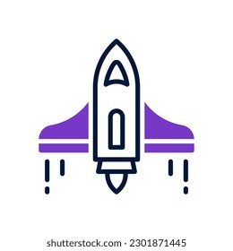 spaceship icon for your website design, logo, app, UI.