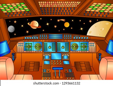 Spaceship interior in the universe