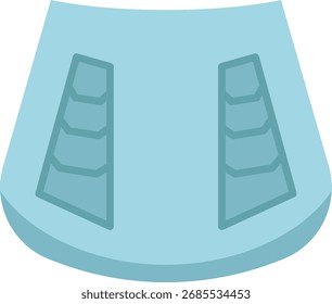 Spaceship isolated on white background