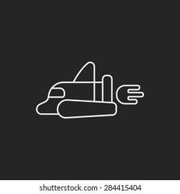 Spaceship line icon