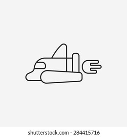 Spaceship line icon