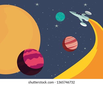 spaceship planets exploration