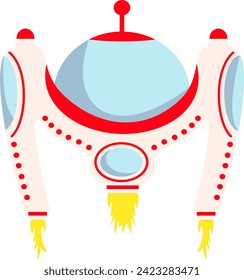 Spaceship Rocket Letter Alphabet Vector