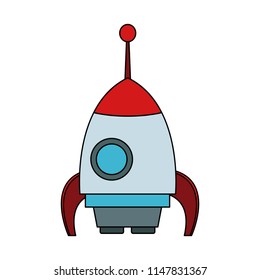 Spaceship rocket symbol