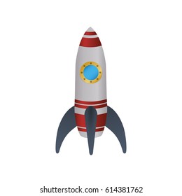 Spaceship rocket symbol