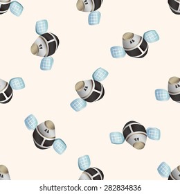 spaceship ,seamless pattern