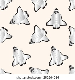 spaceship ,seamless pattern