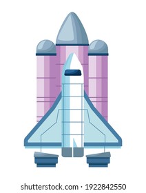 diseño de ilustraciones vectoriales de vehículos espaciales aislados de vehículos espaciales