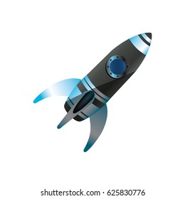 Spaceship start up symbol