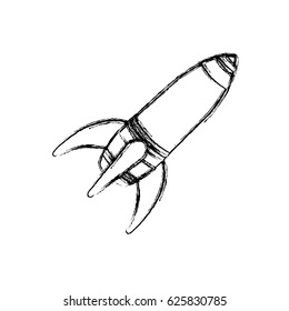 Spaceship start up symbol