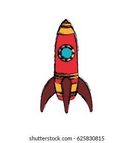 Spaceship start up symbol