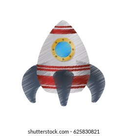 Spaceship start up symbol