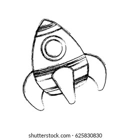 Spaceship start up symbol