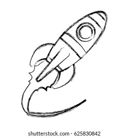 Spaceship start up symbol