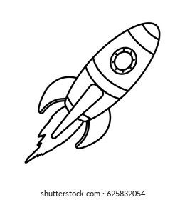 Spaceship start up symbol
