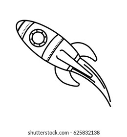 Spaceship start up symbol