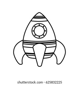 Spaceship start up symbol