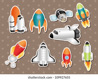 spaceship stickers