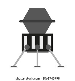 Spaceship technology isolated