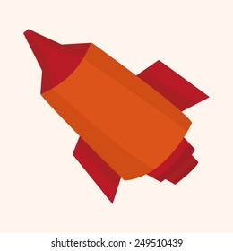 Spaceship theme elements vector,eps