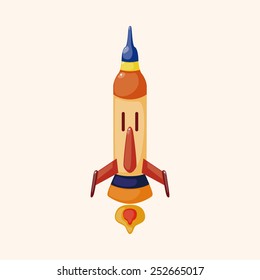 spaceship theme elements vector,eps