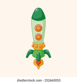 spaceship theme elements vector,eps