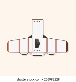 spaceship theme elements vector,eps