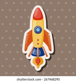 spaceship theme elements vector,eps