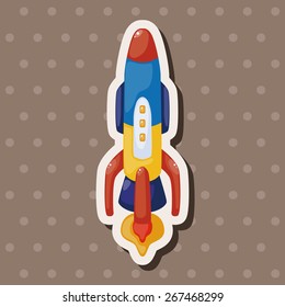 spaceship theme elements vector,eps