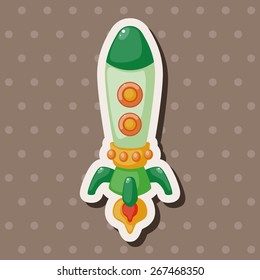 spaceship theme elements vector,eps