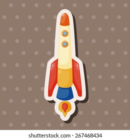 spaceship theme elements vector,eps