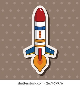spaceship theme elements vector,eps