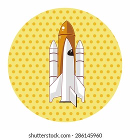 Spaceship theme elements vector,eps