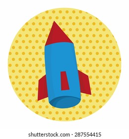 Spaceship theme elements vector,eps