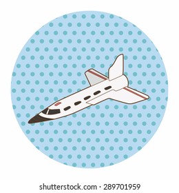 spaceship theme elements vector,eps